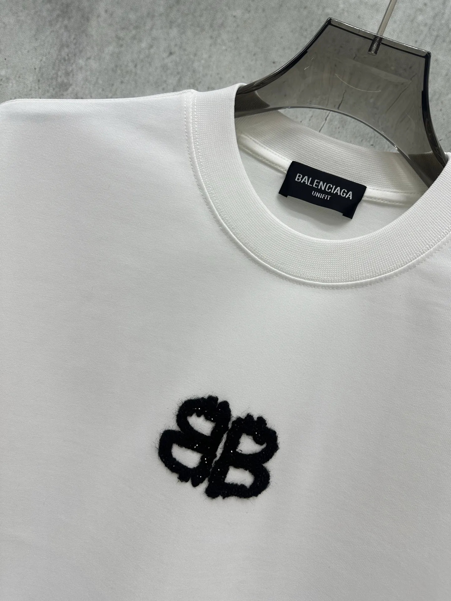 120💰 Balenciaga 2026ss 380g Versatile Same Style -Size：S M L XL -Color：Black